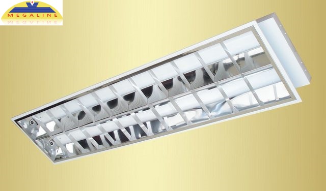 Máng đèn âm trần xương cá Paragon 1 den paragon 3