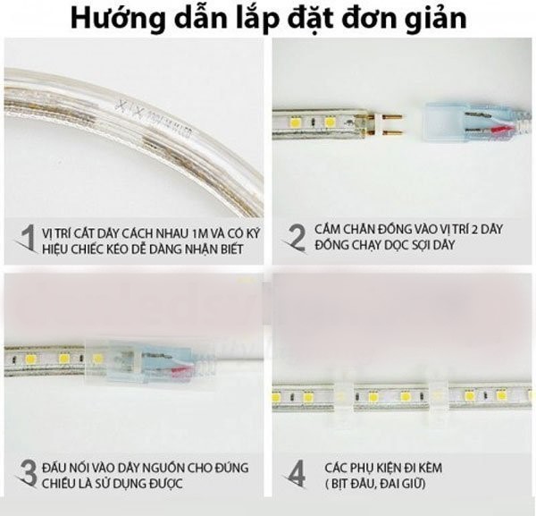 cach lap dat den led day dan