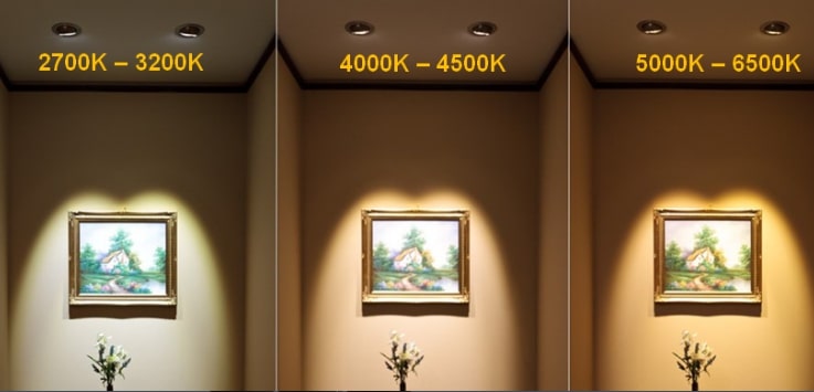 nhiet do mau 3000k 4000k 6500k