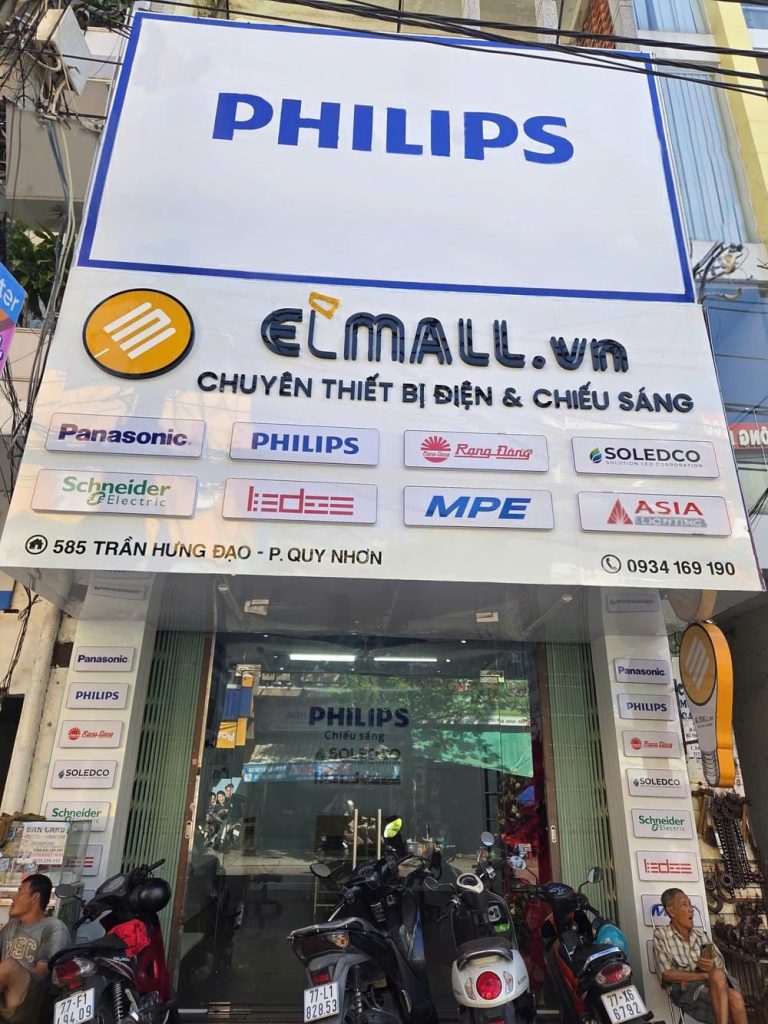 Đại lý cửa hàng mua bán đèn led tại Quy Nhơn Bình Định giá rẻ uy tín 12 showroom quy nhon