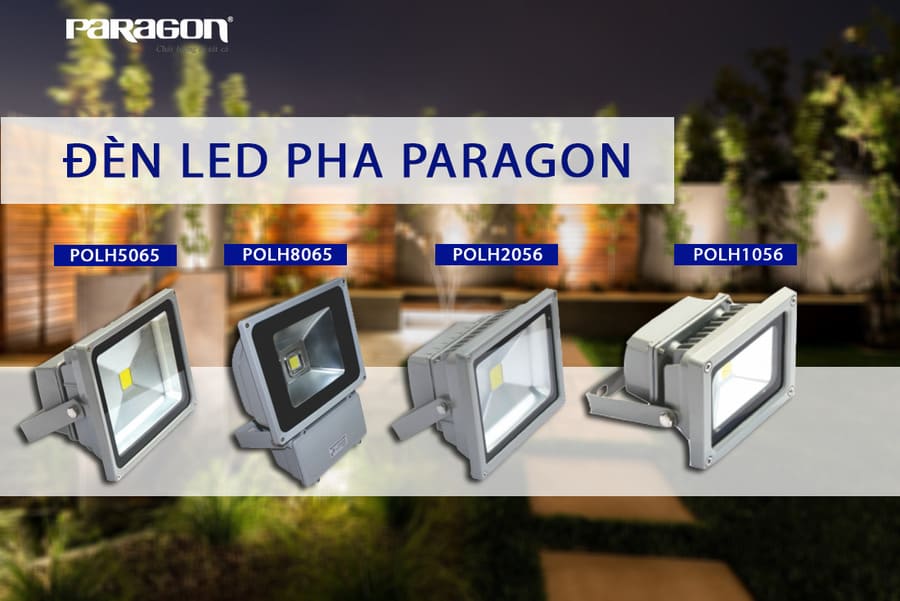 cac dong den led pha paragon