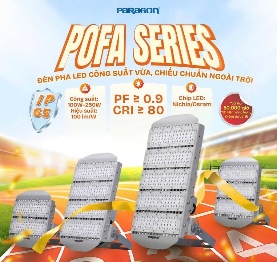 Top 7 Đèn LED Paragon IP65 Ngoài Trời Tốt Nhất Hiện Nay 7 den pha ngoai troi ip65 paragon e1764061507977