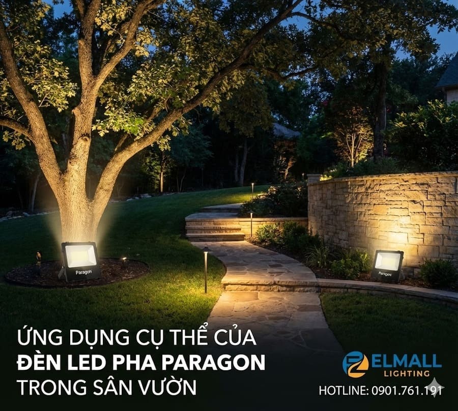 ung dung cua den paragon san vuon